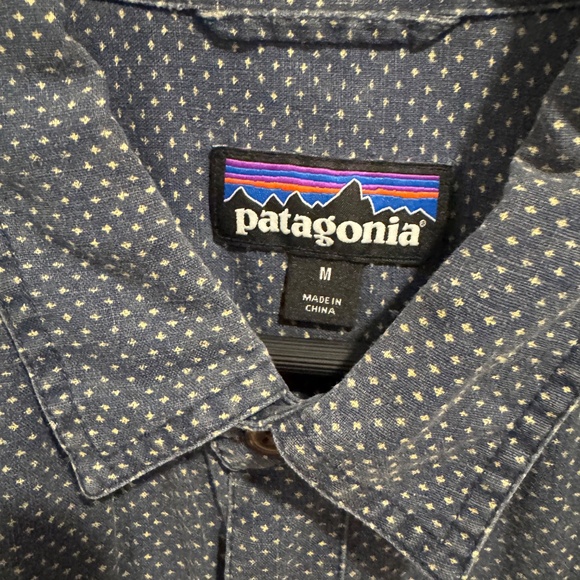 Patagonia Mens Hemp Button-up - Medium - Picture 2 of 2